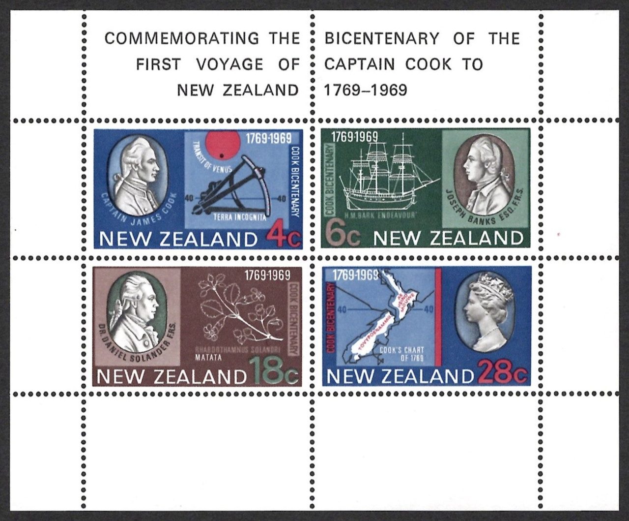 New Zealand Scott #434a VF NH
