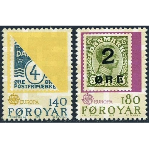 Faroe Islands Scott #43-44 VF MNH