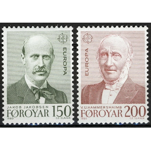 Faroe Islands Scott #53-54 VF MNH