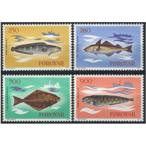 Faroe Islands Scott #97-100 VF MNH