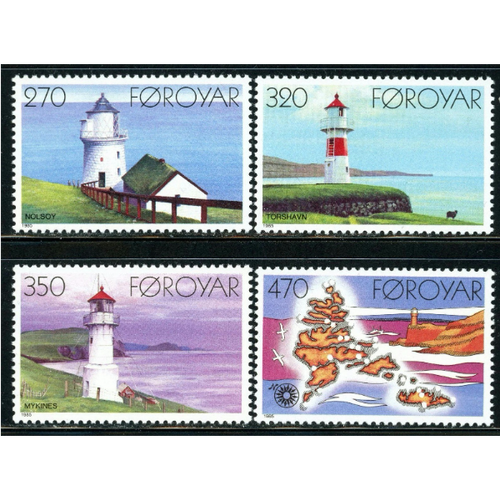 Faroe Islands Scott #130-33 VF MNH