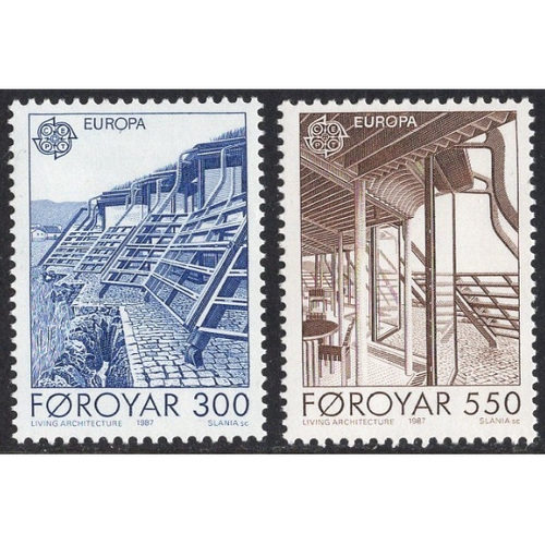 Faroe Islands Scott #156-57 VF MNH