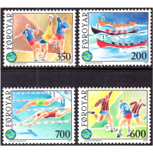 Faroe Islands Scott #193-96 VF MNH