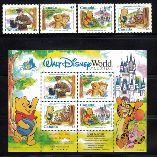 Canada Scott #1618-21, 21b VF MNH