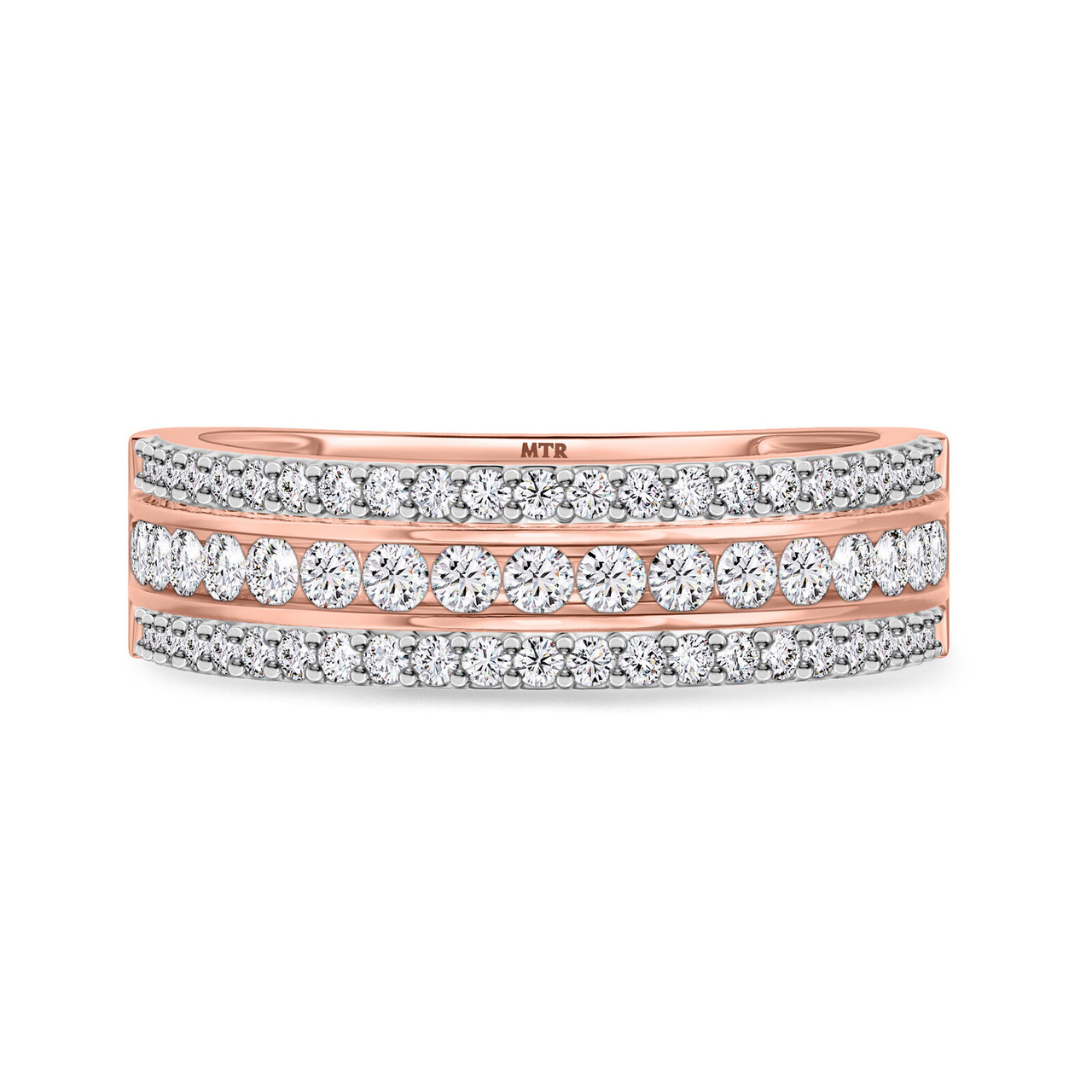 Lab Grown Diamonds Rose Gold Cartier Mens Bracelet