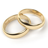 Engraving Ideas for Wedding Band Sets