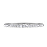 Photo of Lita 1 3/8 CT. T.W. Sapphire and Diamond Trio Matching Wedding Ring Set 10K White Gold [BT1003WL]