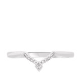 Photo of Rehana 1/4 ct tw. Black Diamond (Treated) Wedding Band Set 10K White Gold [BT214WL]