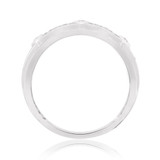 Photo of Rehana 1/4 ct tw. Black Diamond (Treated) Wedding Band Set 14K White Gold [BT214WM]