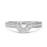 Photo of Salima 1/2 ct tw. Diamond Wedding Band Set 14K White Solid Gold [BT215WL]