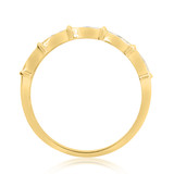 Photo of Xiamara 1/3 ct tw. Blue Diamond (Treated) Wedding Band Set 14K Yellow Gold [BT219YL]