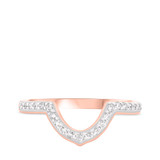 Photo of Mauve 2/3 ct tw. Diamond Wedding Band Set 14K Rose Gold [BT225RL]