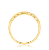 Photo of Amira 1/8 ct tw. Black Diamond (Treated) Ladies Band 10K Yellow Gold [BT211YL]