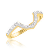 Photo of Mauve 2/3 ct tw. Diamond Wedding Band Set 14K Yellow Gold [BT225YL]