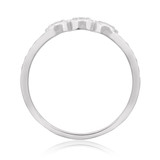 Photo of Khadija 1/4 ct tw. Diamond Ladies Band 14K White Solid Gold [BT213WL]