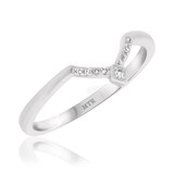 Photo of Rehana 1/20 ct tw. Black Diamond (Treated) Ladies Band 14K White Gold [BT214WL]
