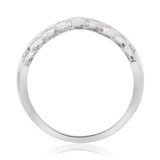 Photo of Aziza 1/6 ct tw. Diamond Ladies Band 10K White Gold [BT223WL]