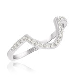 Photo of Lulu 1/2 ct tw. Diamond Wedding Band Set 14K White Gold [BT234WL]
