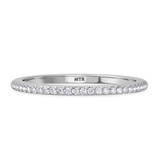 Photo of Ixora 1/4 ct tw. Diamond Same Sex Ladies Band Set 14K White Gold [BT1000WL]