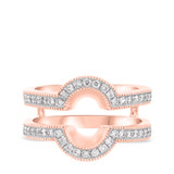 Photo of Alya 3/8 ct tw. Diamond Ladies Band 14K Rose Gold [BT224RL]
