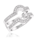 Photo of Alya 3/8 ct tw. Diamond Ladies Band 10K White Gold [BT224WL]