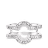 Photo of Alya 3/8 ct tw. Diamond Ladies Band 14K White Gold [BT224WL]