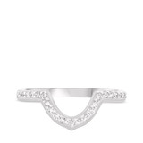 Photo of Mauve 1/5 ct tw. Diamond Ladies Band 10K White Gold [BT225WL]