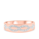 Photo of Luca 1/5 ct tw. Diamond Wedding Band Set 14K Rose Gold [BT247RM]