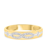 Photo of Luca 1/5 ct tw. Diamond Wedding Band Set 10K Yellow Gold [BT247YL]