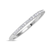 Photo of Lita 1/4 ct tw. Diamond Same Sex Ladies Band Set 10K White Gold [BT1003WL]