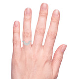 Photo of Orchid 3/8 ct tw. Diamond Ladies Band 14K White Gold [BT228WL] [HT]