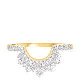 Photo of Orchid 3/8 ct tw. Diamond Ladies Band 10K Yellow Gold [BT228YL]