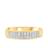 Photo of Jay 1/2 ct tw. Diamond Wedding Band Set 10K Yellow Gold [BT250YL]