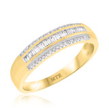 Photo of Weston 3/4 ct tw. Diamond Wedding Band Set 10K Yellow Gold [BT253YM]