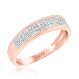 Photo of Otto 1/2 ct tw. Diamond Wedding Band Set 14K Rose Gold [BT254RM]