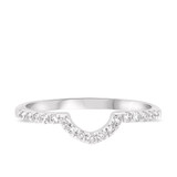 Photo of Milly 1/5 ct tw. Diamond Ladies Band 10K White Gold [BT235WL]