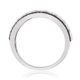 Photo of Soraya 1/2 ct tw. Black Diamond (Treated) Mens Band 14K White Gold [BT216WM]