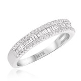 Photo of Weston 3/8 ct tw. Diamond Ladies Band 10K White Gold [BT253WL]