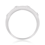 Photo of Farida 1/10 ct tw. Diamond Mens Band 14K White Gold [BT222WM]