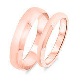 Photo of Chara Wedding Band Set 10K Rose Gold [WB325R]
