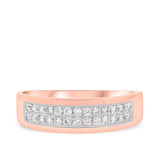 Photo of Jay 1/3 ct tw. Diamond Mens Band 14K Rose Gold [BT250RM]
