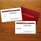 Chara Wedding Band Set 14K White Gold