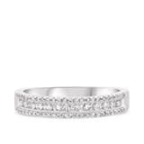 Photo of Amir 2/3 ct tw. Mens Diamond Wedding Band 14K White Gold [BT251WM]