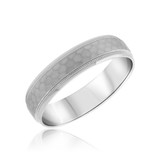 Photo of Clinton Wedding Band Set 14K White Gold [BT329WL]