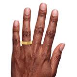 Photo of Jasper Wedding Band Set 10K Yellow Gold [BT334YL] [HT-4]