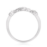 Photo of Soraya 1/3 ct tw. Black Diamond (Treated) Same Sex Ladies Band Set 14K White Gold [BT216WL]