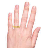 Photo of Jasper Wedding Band Set 14K Yellow Gold [BT334YL] [HT]