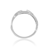 Photo of Rehana 3/8 CT. T.W. Black Diamond (Treated) Round Solitaire Bridal Set 14K White Gold [BT214WE-A033]