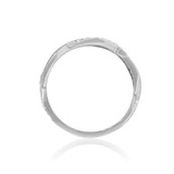 Photo of Rehana 3/8 CT. T.W. Black Diamond (Treated) Round Solitaire Bridal Set 14K White Gold [BT214WL]