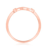 Photo of Yasmine 1/8 ct tw. Diamond Same Sex Ladies Band Set 14K Rose Gold [BT217RL]